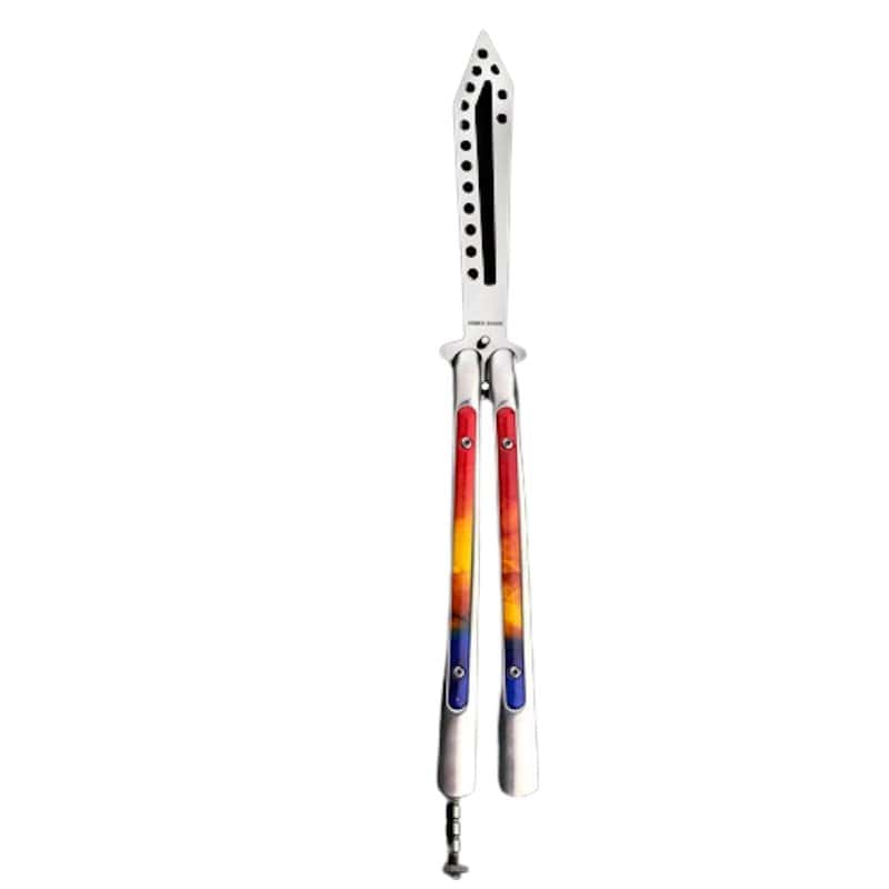 Butterfly Messer Balisong Chrom