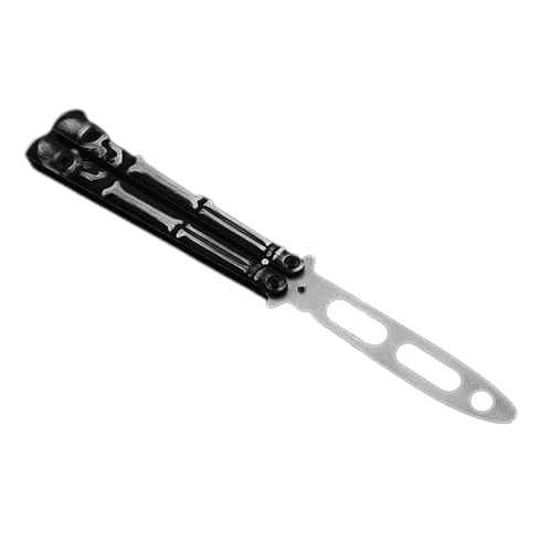 Butterfly Messer Balisong Totenkopf