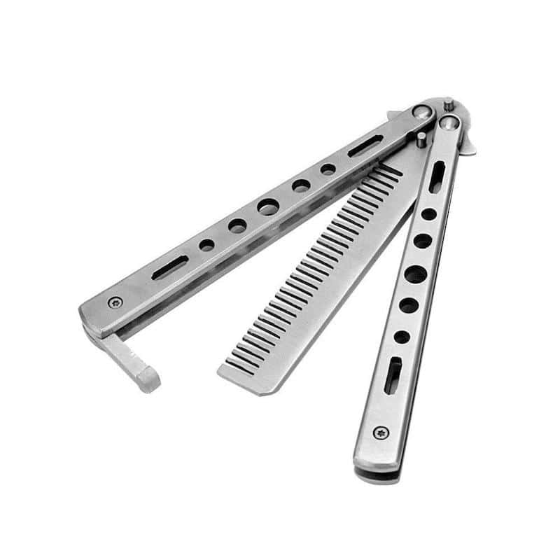 Butterfly Messer Balisong Grau