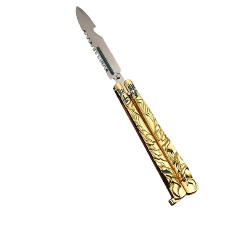 Butterfly Messer Balisong Gold