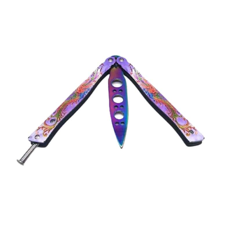 Butterfly Messer Balisong Ultraviolett