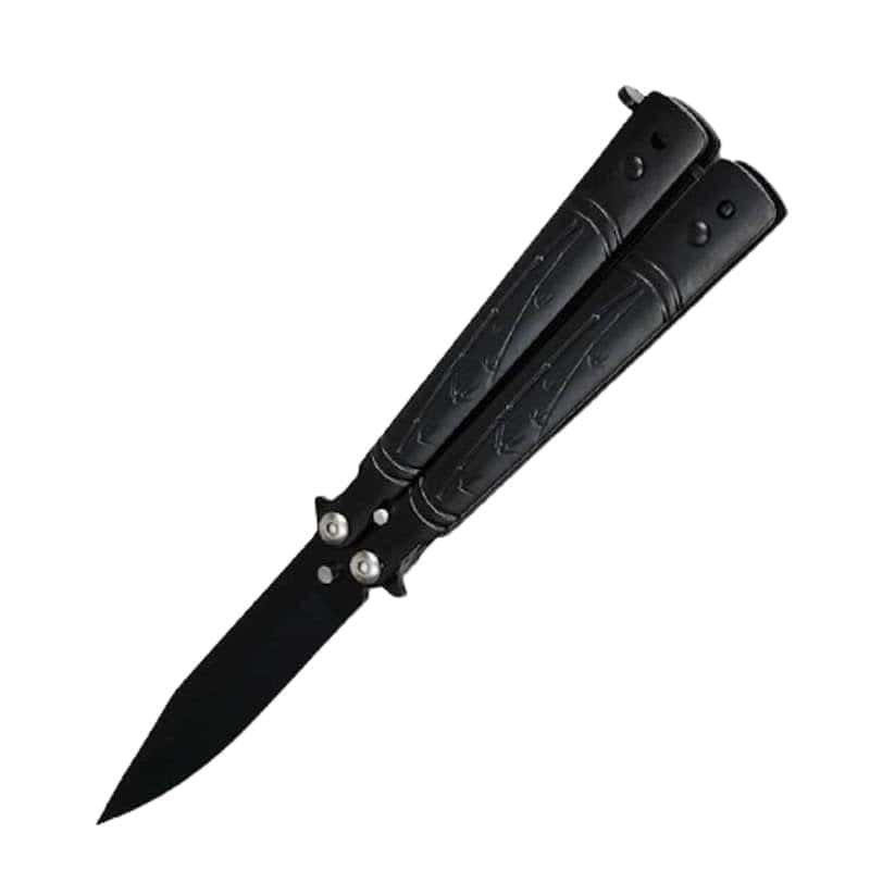 Butterfly Messer Balisong Graviert