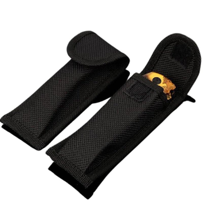 Messer Etui Schwarzes Klappbar