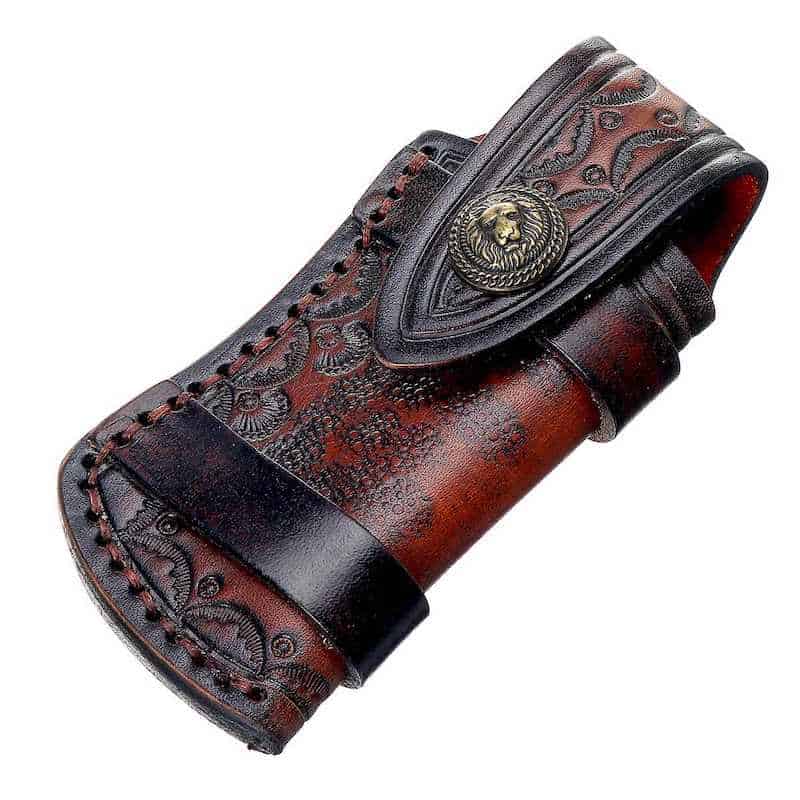 Leder Etui Messer Für Klappmesser