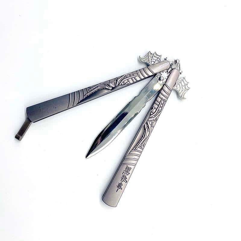 Butterfly Messer Balisong Grau